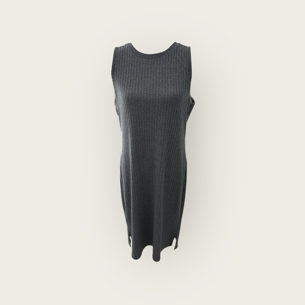 Nine West Ribbed Knit Slip On Dresses